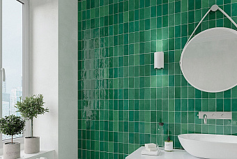 Настенная плитка WOW Fez 117131 Emerald Matt 6,25х12,5см 0,328кв.м. матовая