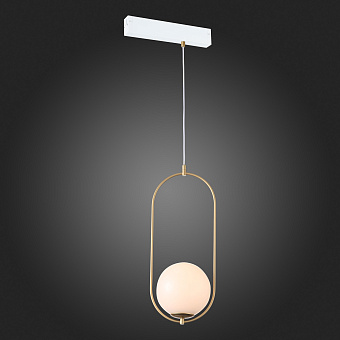 Трековый светильник ST Luce SKYLINE 220 ST500.203.01 40Вт E27 белый для однофазного трека