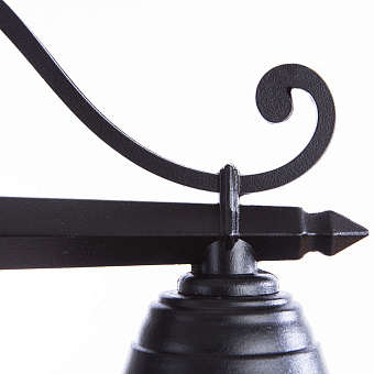 Светильник фасадный Arte Lamp MONACO A1492AL-1BK 75Вт IP44 E27 чёрный