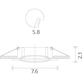 Светильник точечный встраиваемый Arte Lamp Basic A2103PL-1BK 50Вт GU10