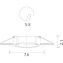 Светильник точечный встраиваемый Arte Lamp Basic A2103PL-1BK 50Вт GU10