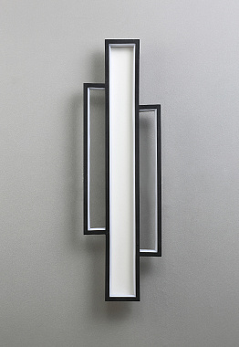 Бра CRYSTAL LUX SOBRE SOBRE AP35W LED H600 V2 BLACK 35Вт LED