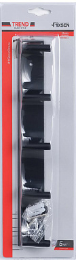Крючок FIXSEN Trend FX-97805-5 чёрный матовый