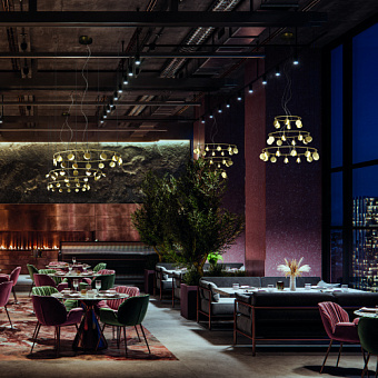 Люстра подвесная Mantra SHELL 7355 120Вт 1 лампочек LED