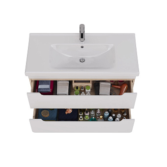 Тумба под раковину подвесная LEMARK Olivia LM08OL100T 45х95,8х54см