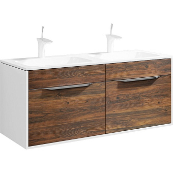 Тумба с раковиной AQWELLA Malaga Mal.01.12/CD 45х122х52см