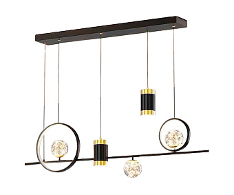 Люстра подвесная KINK Light Аксель 07640-100,19 80Вт 6 лампочек LED