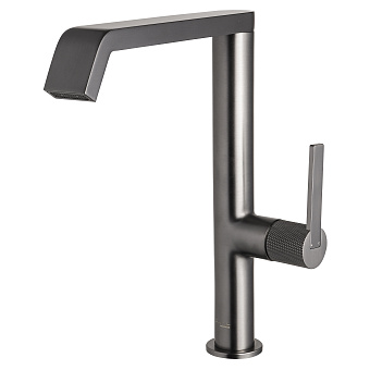 Смеситель для кухни Maxonor PL4084-9 фиксированный излив серый