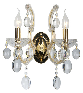 Бра CRYSTAL LUX HOLLYWOOD HOLLYWOOD AP2 GOLD 80Вт E14