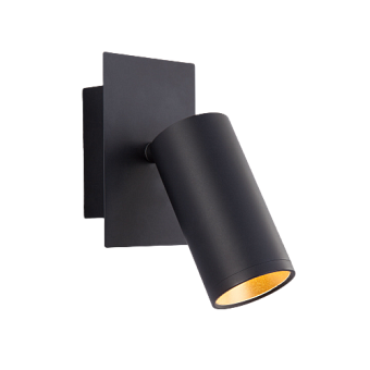 Светильник настенный Eurosvet Fleur 20066/1 LED черный/золото 5Вт LED