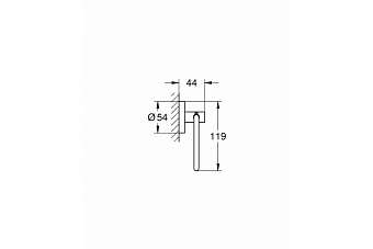 Держатель туалетной бумаги GROHE Essentials 40689DC1 Суперсталь