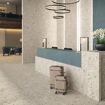 Матовый керамогранит Atlas Concord Италия Boost Mix A80I Ivory 60х120см 1,44кв.м.