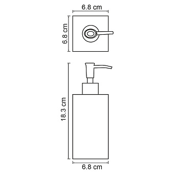 Дозатор WASSERKRAFT Kammel K-9199 белый
