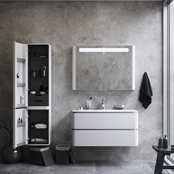 Шкаф зеркальный AM-PM Sensation M30MCX1001WG 15х100х70см