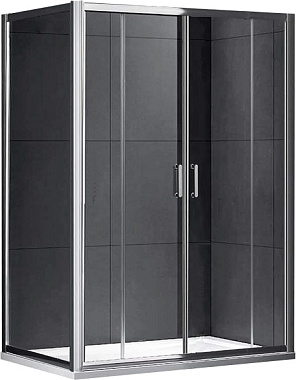 Угловое ограждение Gemy Victoria S30192E-A70 190х70см стекло прозрачное