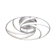 Светильник потолочный Eurosvet INDIO 90207/1 серебро 100Вт LED