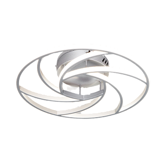 Светильник потолочный Eurosvet INDIO 90207/1 серебро 100Вт LED