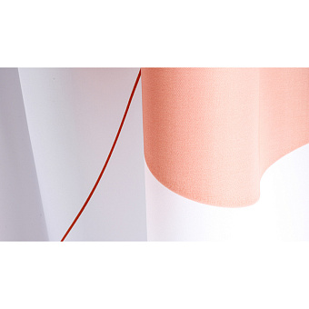 Шторка для ванной FIXSEN Design FX-2514 200х180см розовый