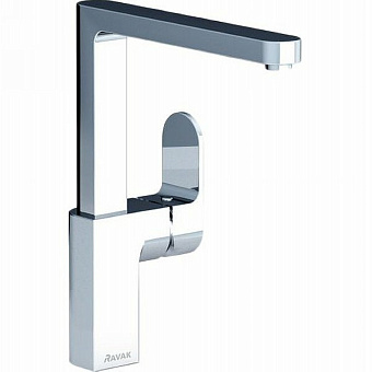 Смеситель для кухни RAVAK Chrome CR 016.00 поворотный излив хром