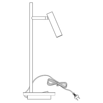 Настольная лампа офисная Maytoni Estudo Z010TL-L8B3K 8,4Вт LED