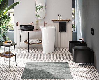 Смеситель для биде VITRA Origin A4255926 медь