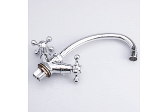 Смеситель для кухни Maxonor MN4908 поворотный излив хром