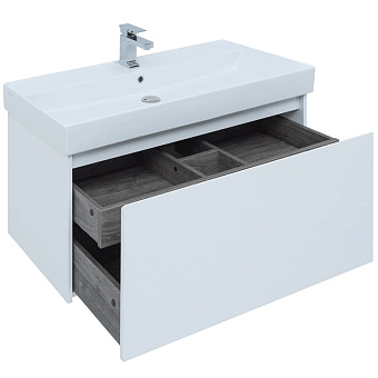 Тумба под раковину подвесная AQUANET Nova Lite 242580 43,5х96,6х48,8см