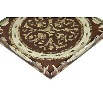 Вставка Роскошная мозаика ВВ-LG 29 бежевый/золотой/коричневый 8х8см 0,288кв.м.