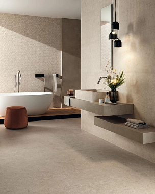 Матовый керамогранит Atlas Concord Италия Boost Stone A6Q3 Ivory 60х120см 1,44кв.м.