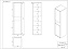 Пенал подвесной CERSANIT LOUNA SP-SL-LOU/Wh 36х35х140см белый