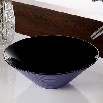 Раковина накладная MELANA 7020-B1+B18-806 41х41см