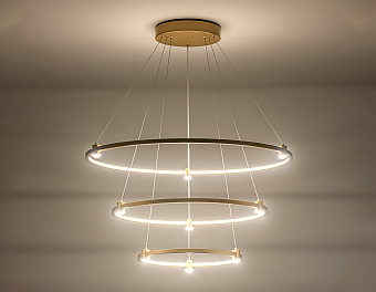 Люстра подвесная Ambrella COMFORT LineTech FL5516 90Вт 12 лампочек LED