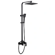 Душевая система Abber Wasserfall AF8616B чёрный матовый