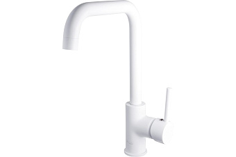 Смеситель для кухни Maxonor PL4087-8 поворотный излив белый