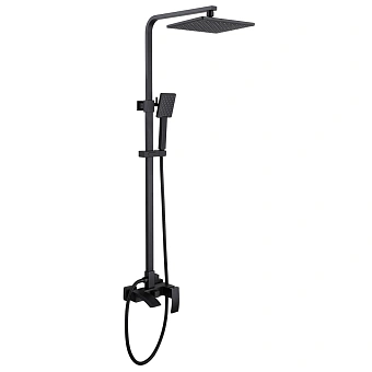 Душевая система Abber Wasserfall AF8616B чёрный матовый