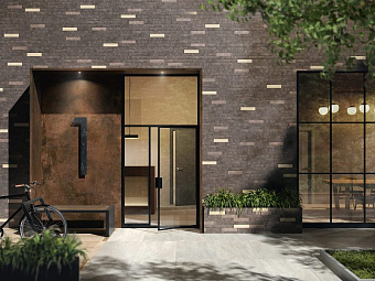 Настенная плитка KERAMA MARAZZI 26310 коричневый светлый матовый 28,5х6см 0,82кв.м. матовая