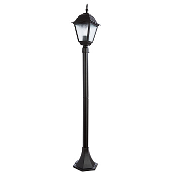 Светильник ландшафтный Arte Lamp BREMEN A1016PA-1BK 60Вт IP44 E27 чёрный