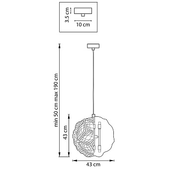 Светильник подвесной Lightstar Fermo 724362 40Вт G9