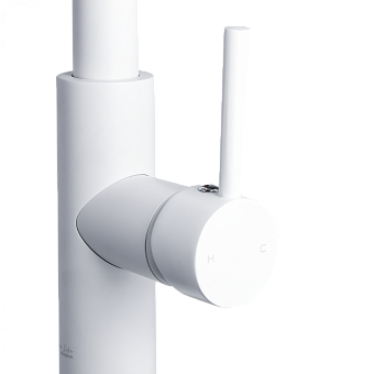 Смеситель для кухни Maxonor PL4287-8 поворотный излив белый