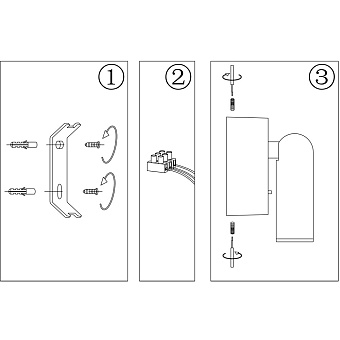 Бра Maytoni Mirax C039WL-L3W3K 3,2Вт LED