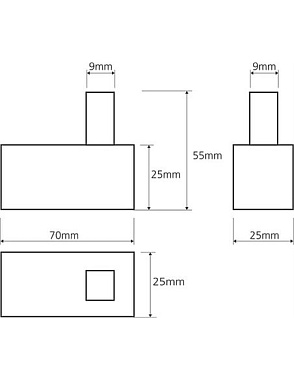 Крючок BEMETA BETA 132106132 W хром