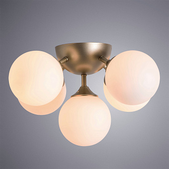 Люстра потолочная Arte Lamp FOBOS A2704PL-5SG 60Вт 5 лампочек E14
