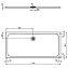 Душевой поддон IDEAL STANDARD ULTRAFLAT S K8284FT 80х170см