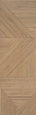 Настенная плитка COLORKER Century 222250 Tangram Walnut 31,6х100см 1,58кв.м. рельефная