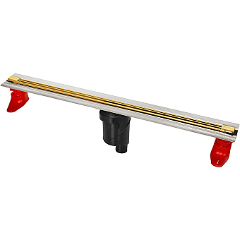 Щелевой душевой трап BERGES SUPER Slim 92054 83х12,5см вертикальный сток