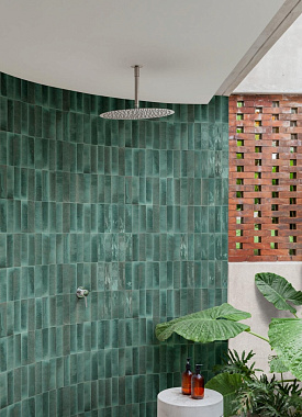 Полированный керамогранит MARAZZI ITALY Modernista MA9N Turchese Lux 6х24см 0,518кв.м.