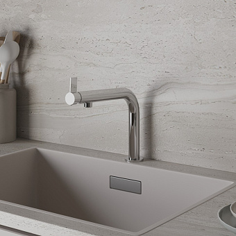 Смеситель для кухни Paini Cucina 78CR579WSAKM поворотный излив хром