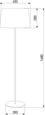 Торшер TK Lighting Maja 2920 60Вт E27