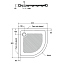 Душевой поддон IDEAL STANDARD CONNECT T266901 90х90см