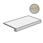 Плитка для ступеней Atlas Concord Италия Aix A0S8 Cendre Scalino 37,5х75см 0,281кв.м. неполированная